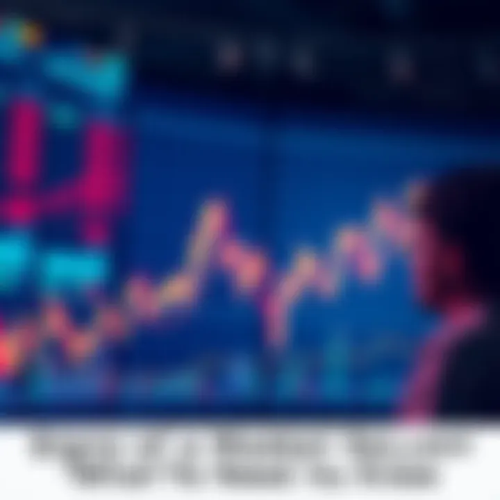 Graph showing a downward trend in the stock market with concerned investors watching