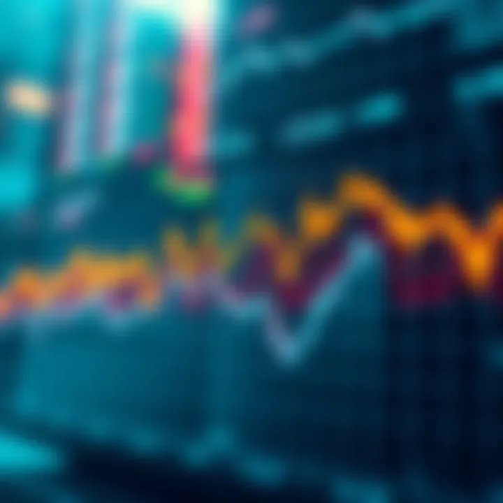 Graph showing market decline as investors react to changing market conditions