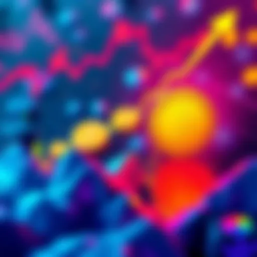 Graphic showing various memecoins with rising charts and dollar signs in the background, representing potential growth in 2026