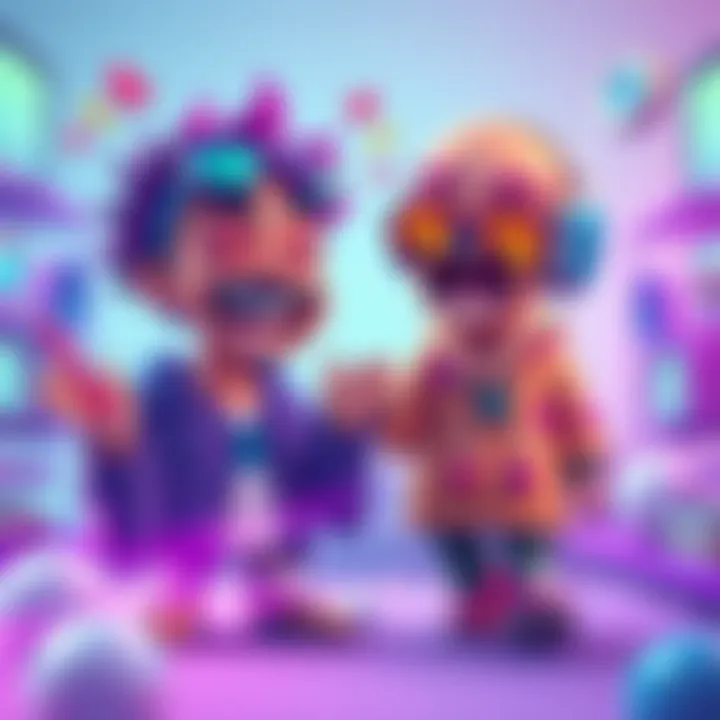 A vibrant illustration of two popular memes merging, showcasing humor and creativity, with colorful elements and funny characters present.