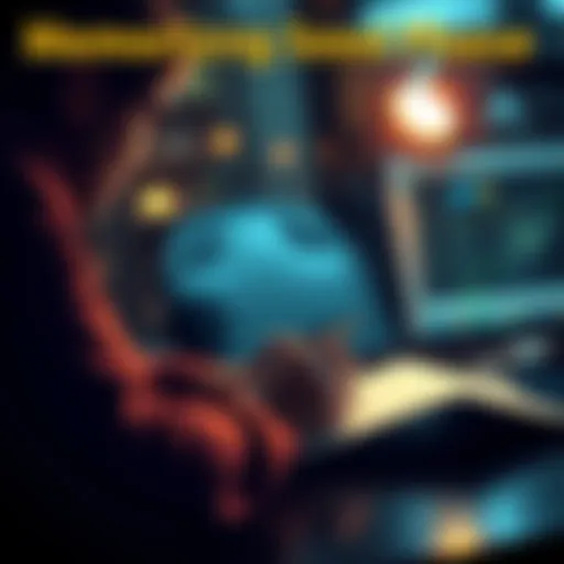 A person writing notes while visualizing a mnemonic story for a 24-word seed phrase