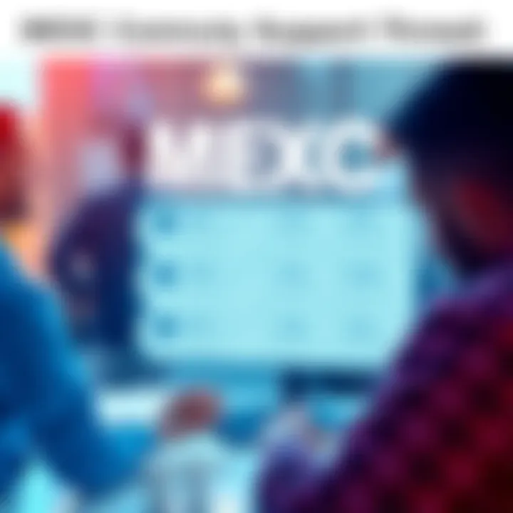 Graphic showing MEXC logo with a support thread layout and Case IDs for account issues