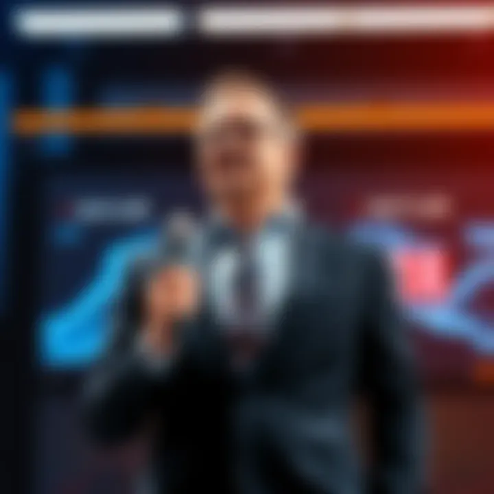 Michael Saylor confidently addresses investors despite a significant stock drop, highlighting his commitment to lead the company