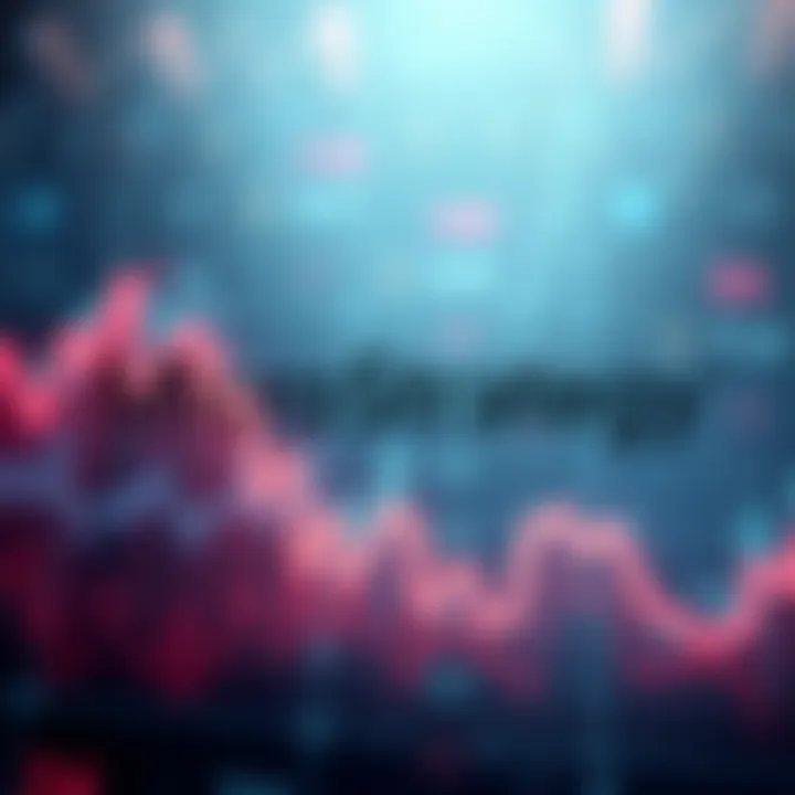 MicroStrategy logo overlaid on a graph showing a downward trend, symbolizing financial losses