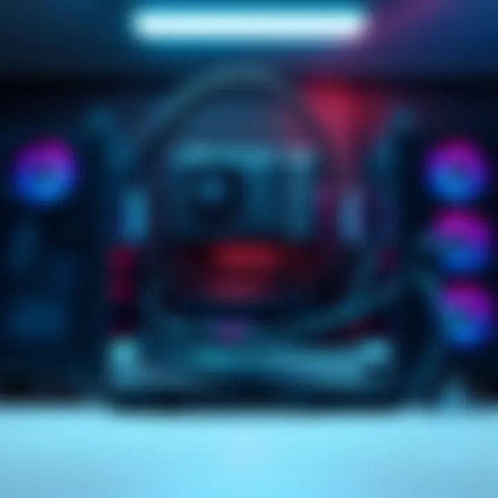 A beginner's mining rig setup with computers and cooling fans