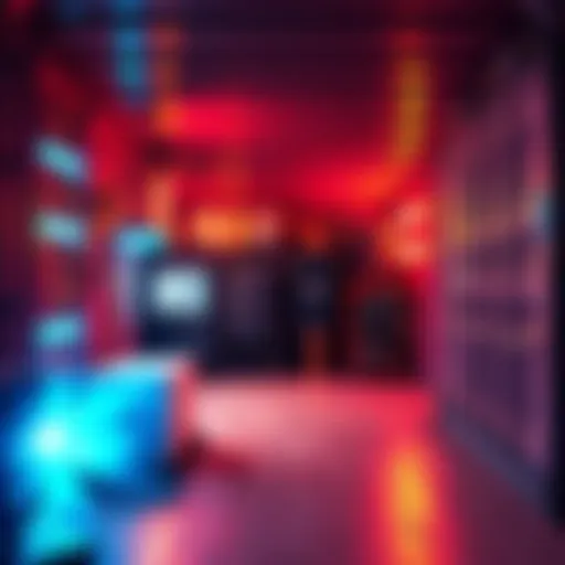 A modified shipping container housing ASIC miners, powered by oil well flare gas generators, with tools and equipment for cryptocurrency mining.