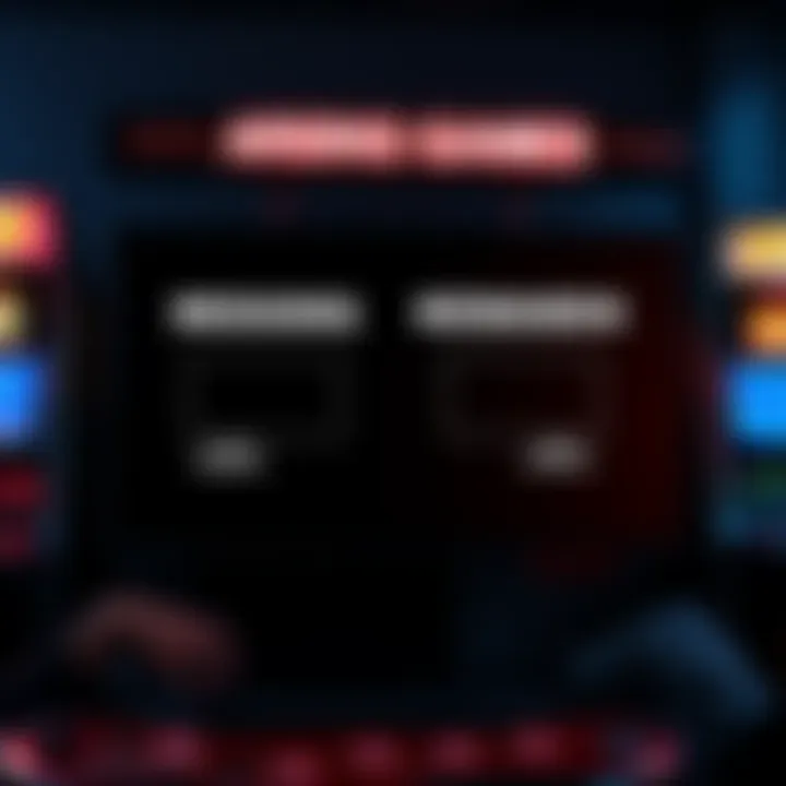 A screen showing missing arcade game titles with blank spaces where rewards once were