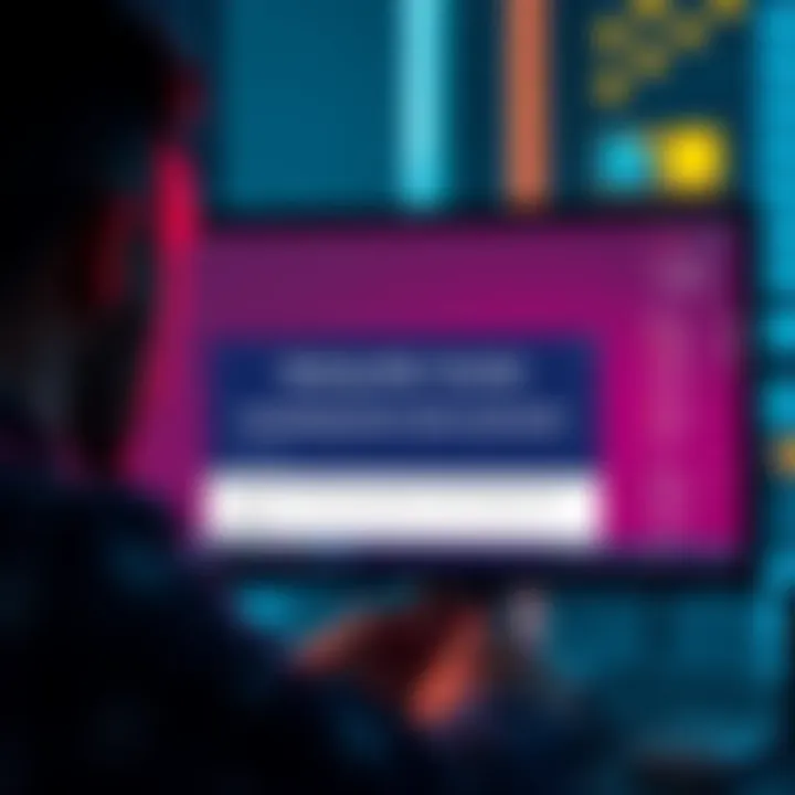 A worried person looking at a computer screen with a transfer error message, symbolizing missing SEPA funds.