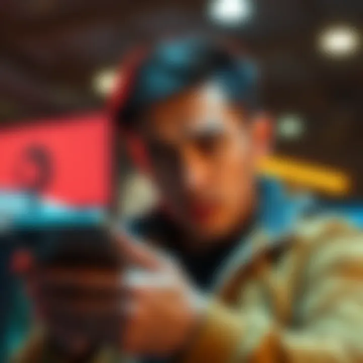 User looking worried while checking their HBAR wallet for missing funds after a transfer error