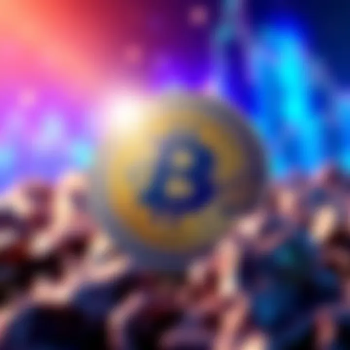 A digital illustration of a shiny coin labeled MIZUKI with a vibrant background representing excitement in the crypto market.