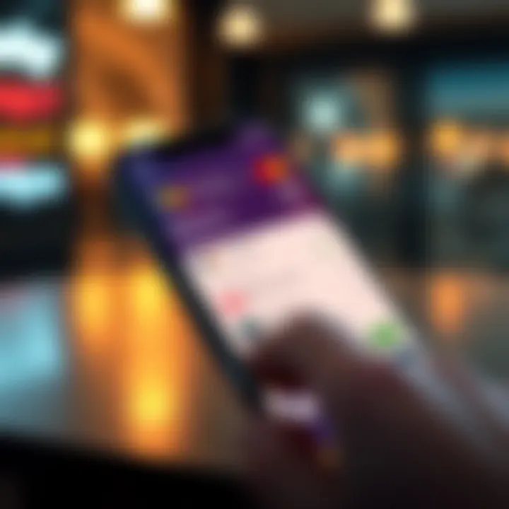 A smartphone displaying a mobile wallet app with digital payment options