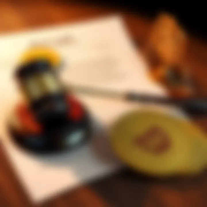 A depiction of Moen's lawsuit against PCT, showcasing a gavel, legal documents, and digital tokens symbolizing the allegations of fraud and token theft.