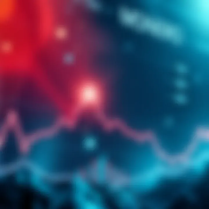 Graph showing Monero's price falling from $720 to $385 with a downward trend.