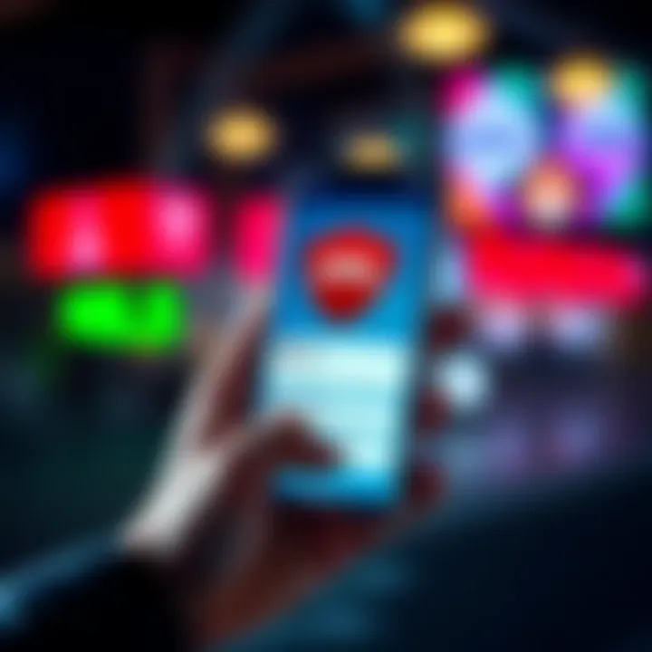 A graphic showing a hand holding a smartphone with Monero logo and donation options on the screen, symbolizing secure and anonymous contributions.