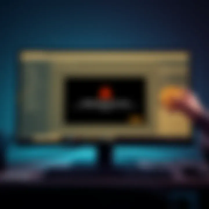 A computer screen showing a Monero GUI with a warning about a double spend error during a fund transfer.