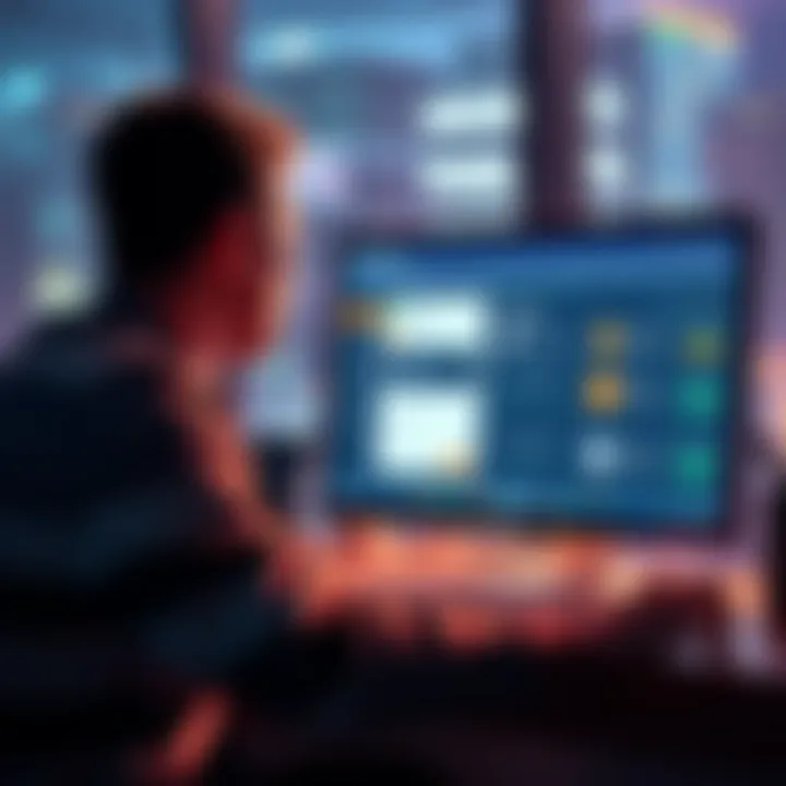 A frustrated user looking at a computer screen displaying Moneros.exchange's website, showing a pending SOL transaction after depositing XMR.