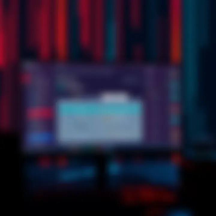 A computer screen displaying a monitoring interface for an Algorand node with alert notifications