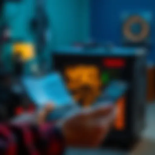 A person examining a monthly electricity bill with a calculator and a 700W machine in the background