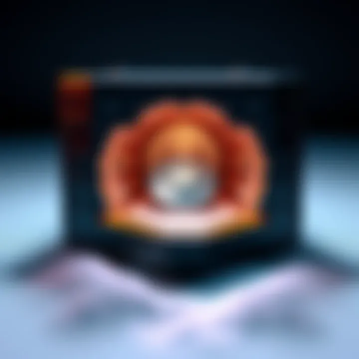 Moon Coin Box Design A crafted Moon Coin box with a mechanical iris mechanism, showcasing the coin inside, inspired by Reddit Vault theme.