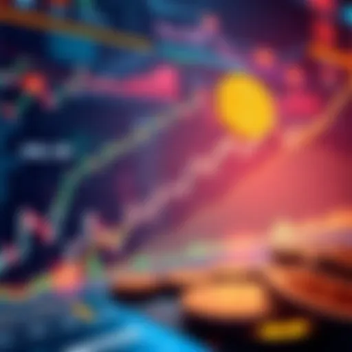 Illustration of Morgan Stanley's Bitcoin ETF launch showing a growing graph with Bitcoin symbols and financial charts in the background.