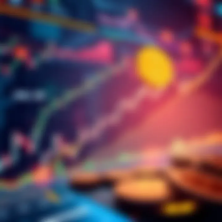 Illustration of Morgan Stanley's Bitcoin ETF launch showing a growing graph with Bitcoin symbols and financial charts in the background.