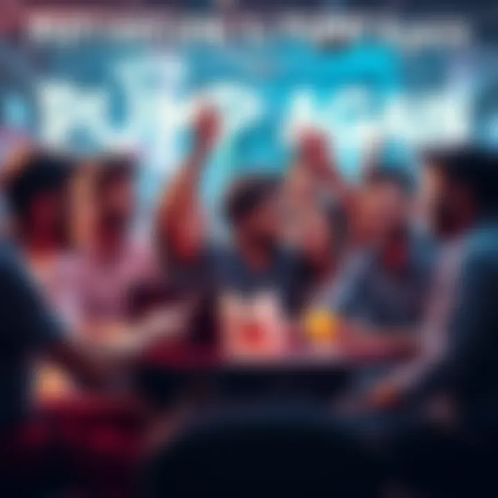 Motivation to Pump Again A motivational scene showing people brainstorming and sharing ideas, with upbeat expressions and dynamic gestures, symbolizing collaboration and enthusiasm for new concepts.