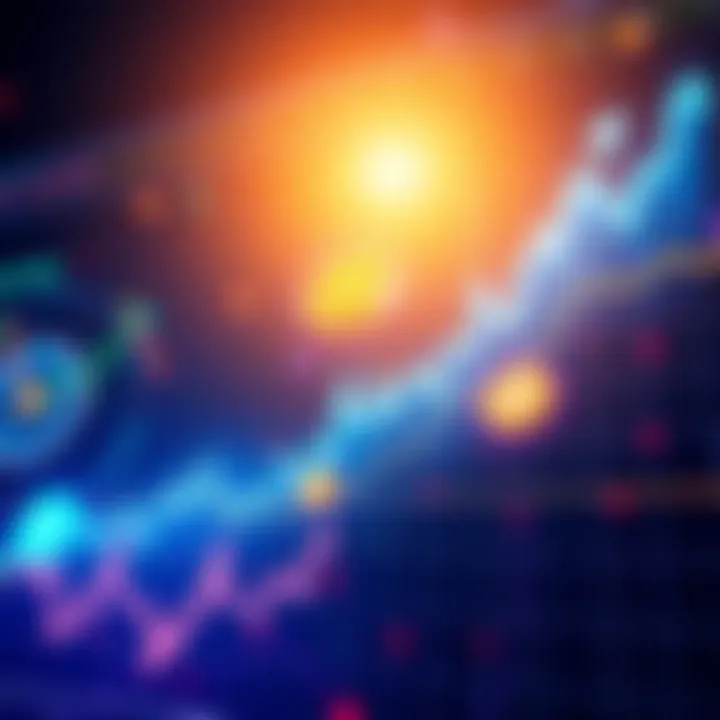 A graphic showing a financial chart with an upward trend and cryptocurrency symbols, representing MSCI's decision to include crypto treasury firms in indexes.