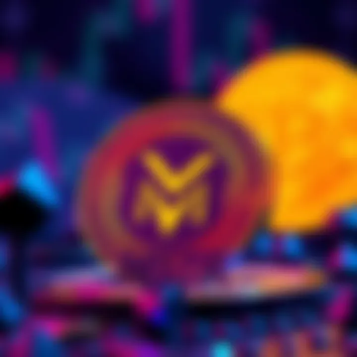 MSTR Token Launch Concept image of a new cryptocurrency token with the MSTR logo and Bitcoin symbols in the background.