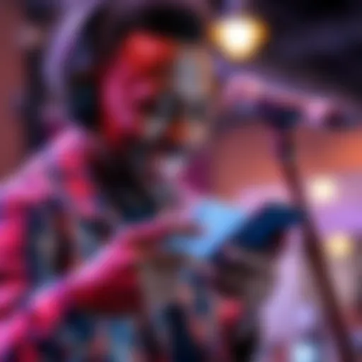 A musician smiles as they receive a $5 tip via a mobile app, showcasing the simplicity of crypto tipping