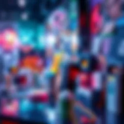 A colorful collection of art projects showcasing creativity and innovation