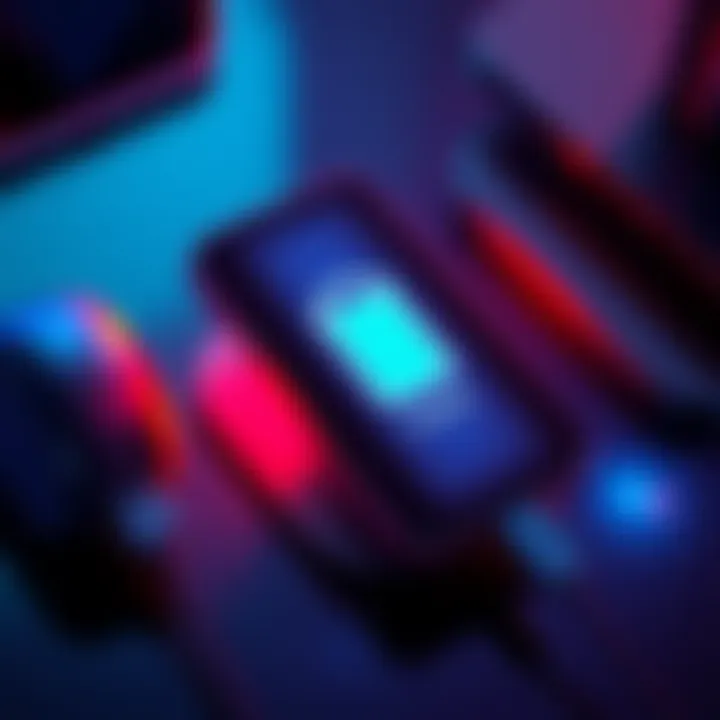 A Nano X device plugged into a charger showing no battery indicators on the screen