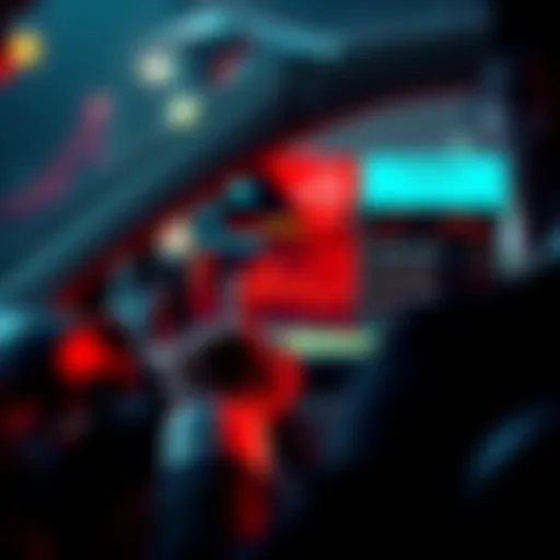 A person negotiating a car purchase with online bids shown on a screen, highlighting buyer fees and reserve prices.