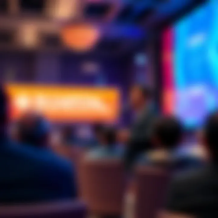 Nenter Chow, CEO of BitMart, speaks on a panel about blockchain fund structures at The Capital Summit in Tokyo, surrounded by industry leaders and engaged audience members.