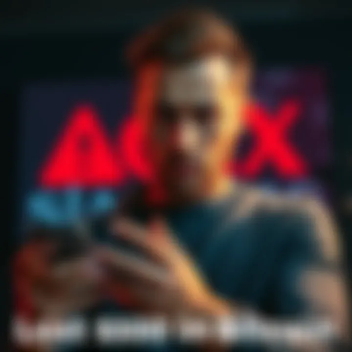User shows disappointment after losing $500 in Bitcoin to NeoxEX exchange. The person looks concerned and frustrated, holding a smartphone with an empty wallet app.