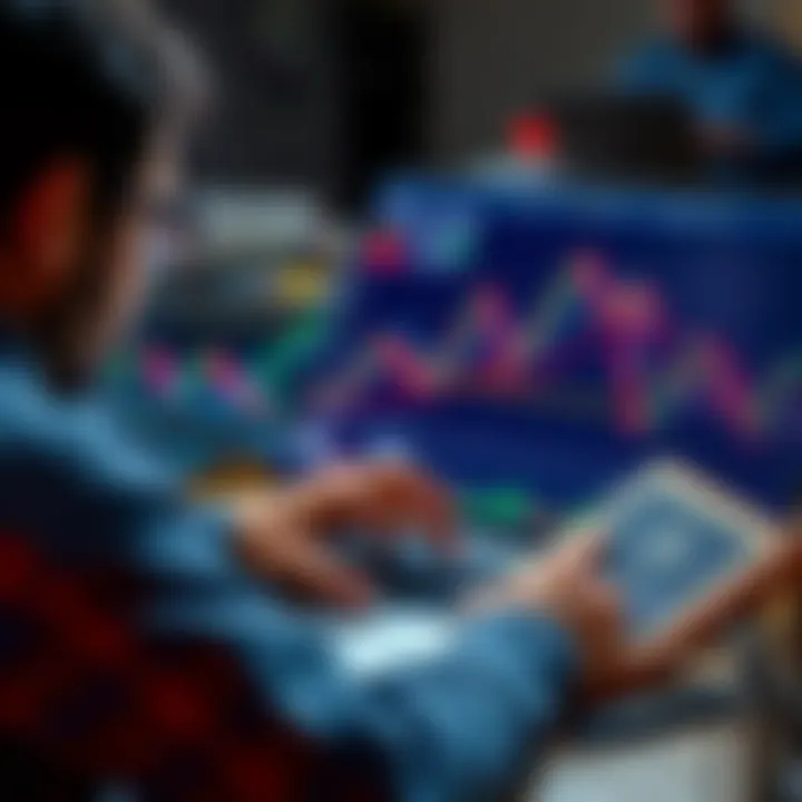 New Investor Planning Crypto Investments A new investor examines cryptocurrency options on a laptop with charts showing Bitcoin, Ethereum, and other cryptocurrencies on the screen.