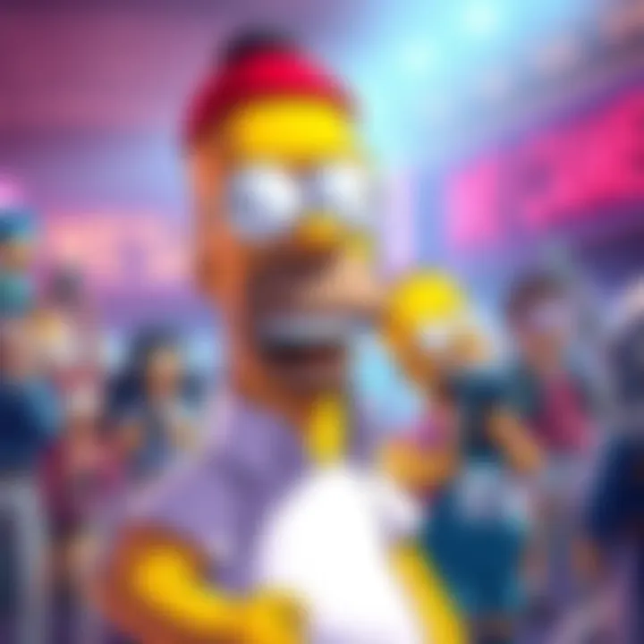 A new character takes the place of Homer in a popular animated show, with fans reacting on social media