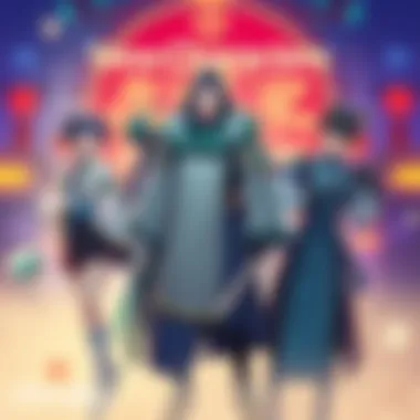 Three new characters from Elite Stage event: Seo Yuna, Han Gitae, and Kang Sejin stand together, showcasing their abilities in a vibrant game setting.