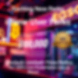 Graphic showing a $10,000 airdrop, fee vouchers, and a badge for 100% loss protection on a BMX trade