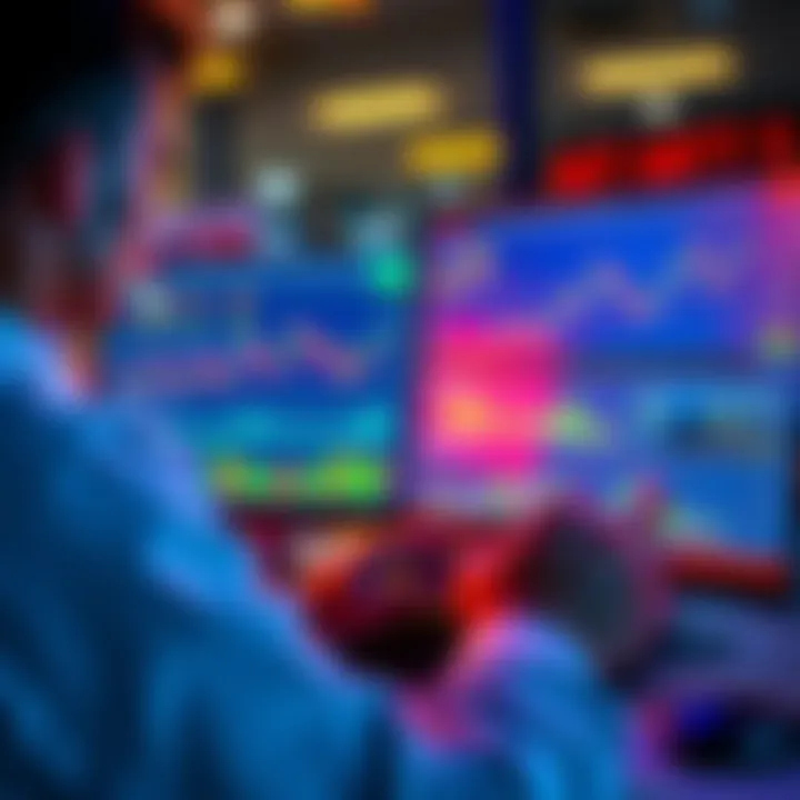 A person analyzing their NFT trading data on a computer, showcasing charts and graphs from a free tool.