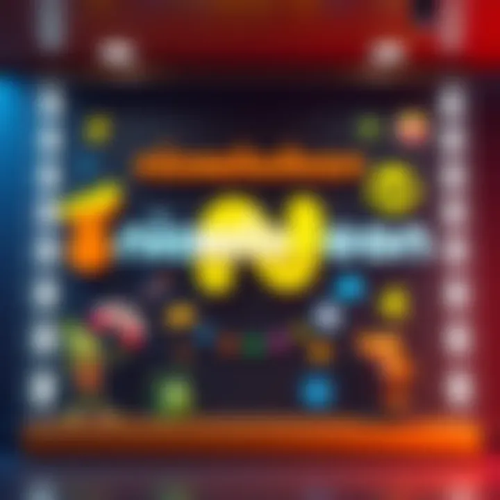 Nickelodeon Units Overview A colorful graphic featuring Nickelodeon's logo alongside various cartoon characters and symbols representing different units