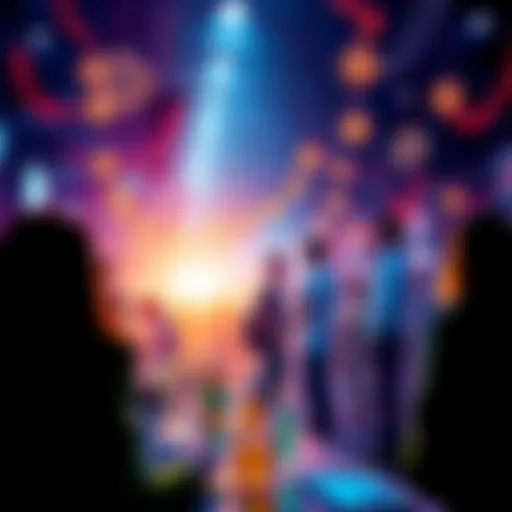 People connecting and sharing their npub in a vibrant community setting