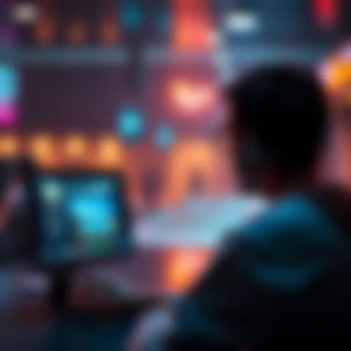 A person looking at a computer screen displaying discussions about OG pools and their availability in 2026