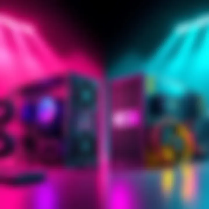 A side-by-side comparison of open source and closed source mining rigs, showing differences in design and technology.