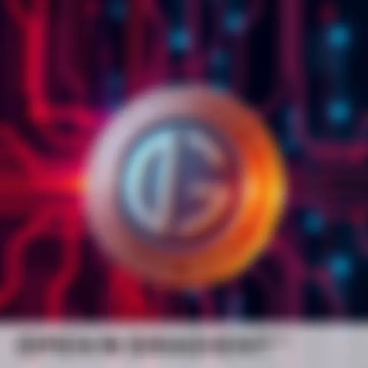 Graphic showing the OpenGradient token symbol with a digital background, promoting its launch on BingX for decentralized AI. Zero-fee trading announcement featured prominently.