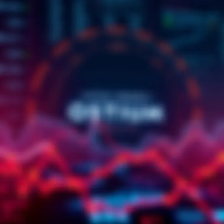 A visual representing the $18 million exploit on Ostium, featuring charts showing decline and concerns in the decentralized finance market.