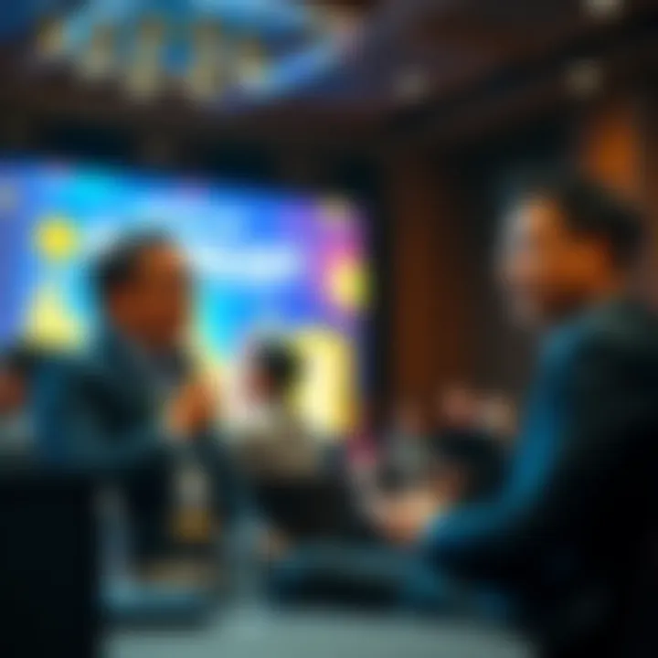 BitMart CEO and Joseph Chee from Solana speak at a digital assets panel