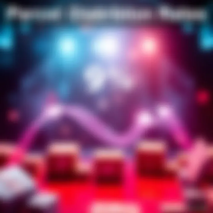 A graphic showing a drop in parcel distribution rates from 15% to 9% with arrows and icons representing parcels.