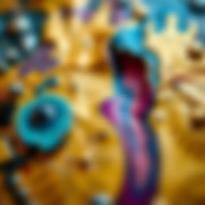 A close-up of parcel features showing signs of rarity such as unique markings and colors.