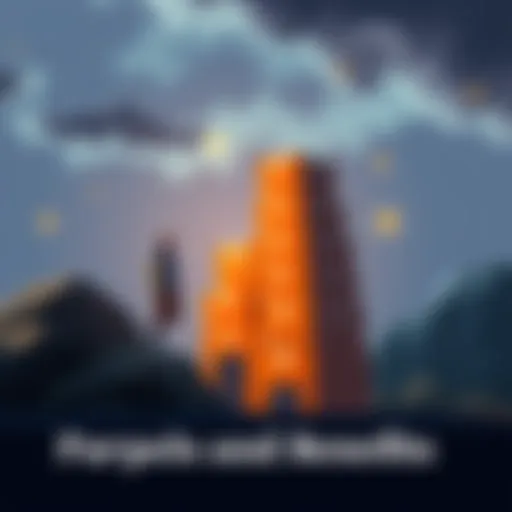 A graphic showing a person reaching a milestone with parcels stacked beside them, illustrating the benefits of tier jumps in a visual way.