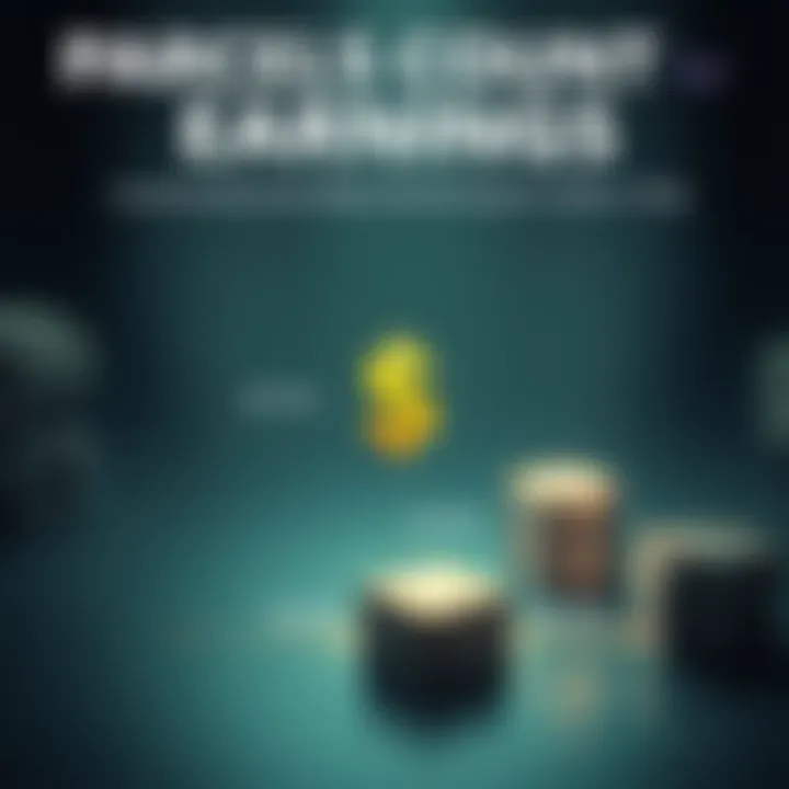 A visual showing different parcel levels and their respective values to illustrate how many parcels are needed to earn a dollar a day.